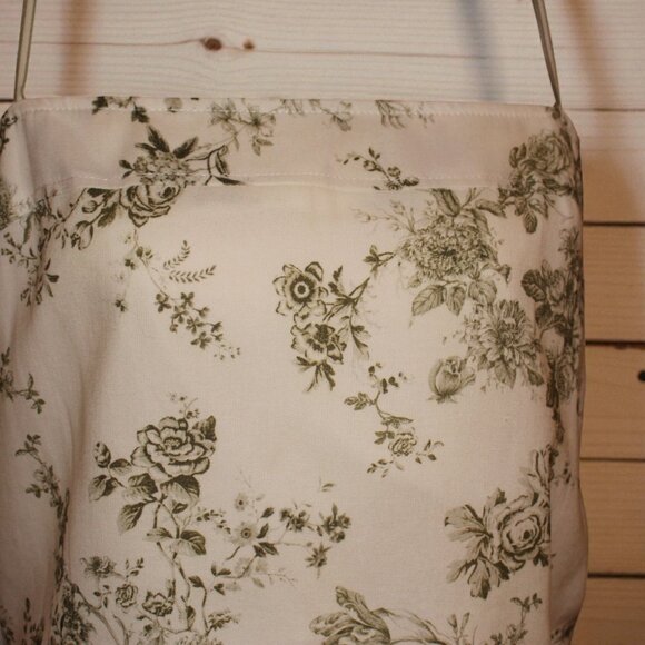 ANTONIO MELANI olive and white linen/viscose sleeveless shirt - Picture 3 of 9